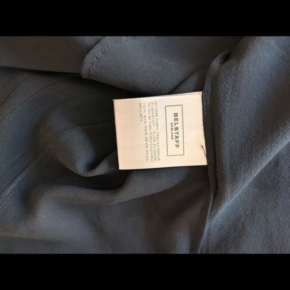 Belstaff black silk pleated Seaford dress - Picture 6 of 8